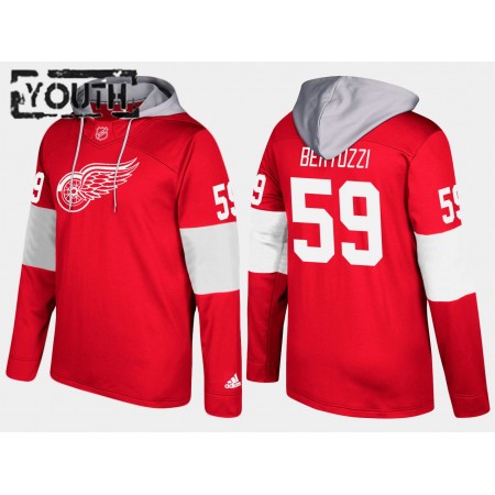 Detroit Red Wings Tyler Bertuzzi 59 N001 Pullover Mikiny Hooded - Dětské Detroit Red Wings Tyler Bertuzzi 59 N001 Pullover Mikiny Hooded - Dětské